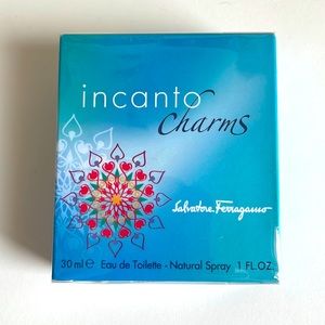 New.Salvatore Feragamo. Incanto charms. Eau de Toilette- Natural Spray. 30ml